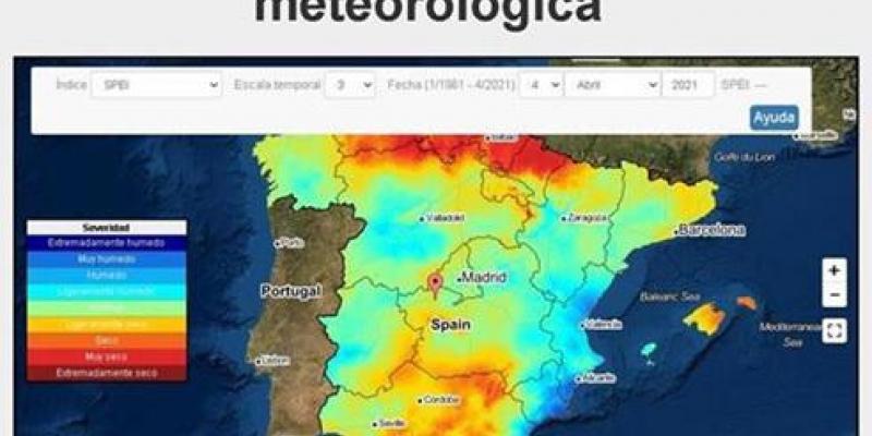 Seguimiento de sequías meteorológicas/ Aemet Monitor de sequías meteorológicas