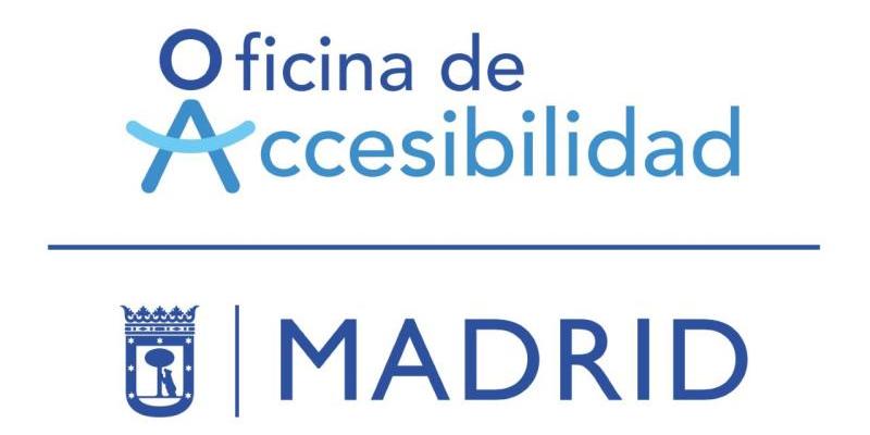 Cartel semana de la accesibilidad de Madrid