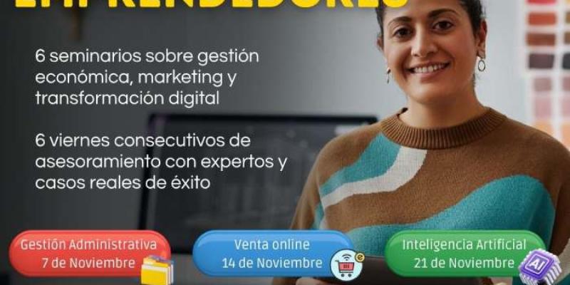 Cartel de los seis seminarios con las temáticas y las fechas
