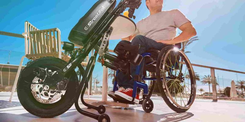 Imagen de una persona en silla de ruedas/Sunrise Medical Elección de sillas de ruedas deportivas
