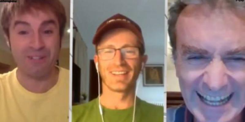 Perdón / Youtube Fernando Simón durante la conversación con los hermanos pou