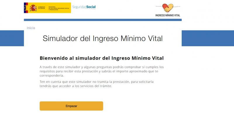 Simulador Ingreso Mínimo Vital