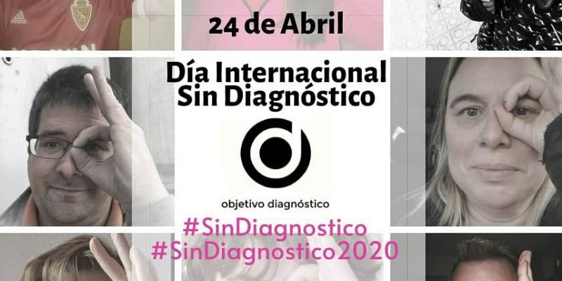Sin diagnóstico Cartel Día Internacional personas sin diagnóstico