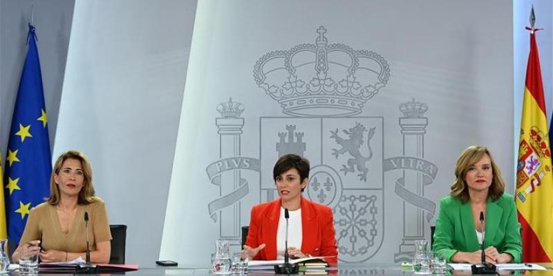 Las ministras explicando el plan para el sistema educativo - La Moncloa El sistema educativo español