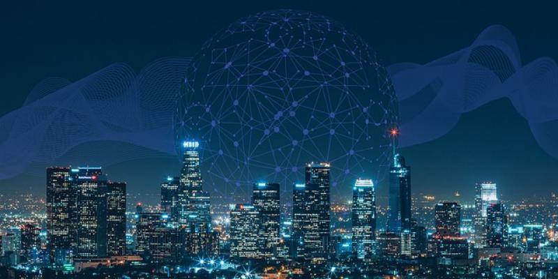 Smart City por la noche