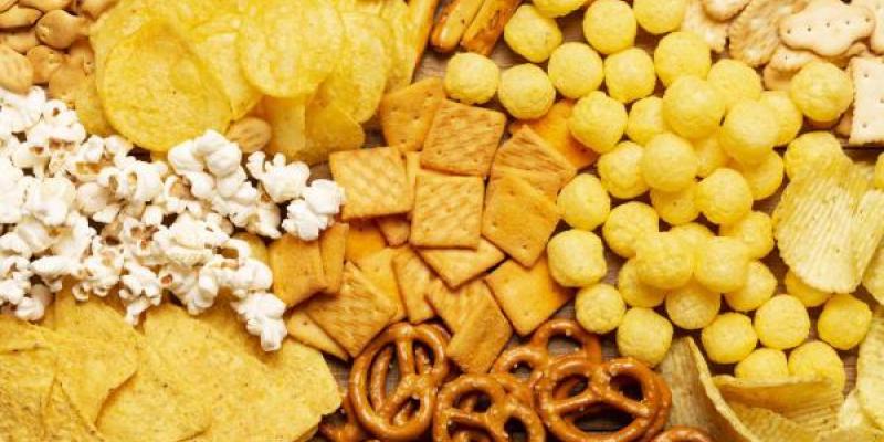 Snacks salados Diferentes snacks salados