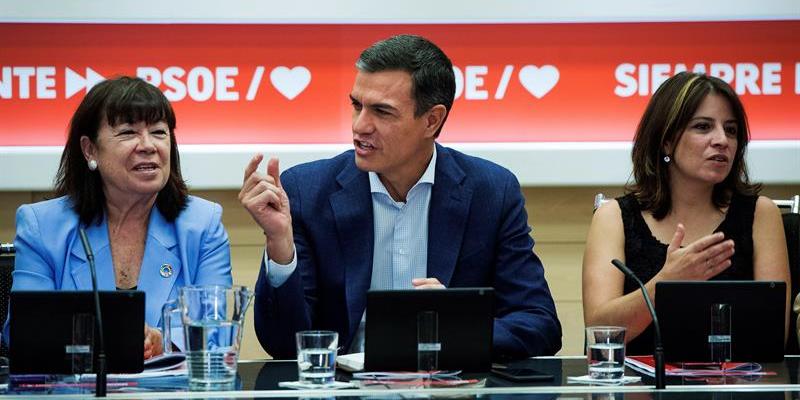 El PSOE se niega a Podemos.
socialistas