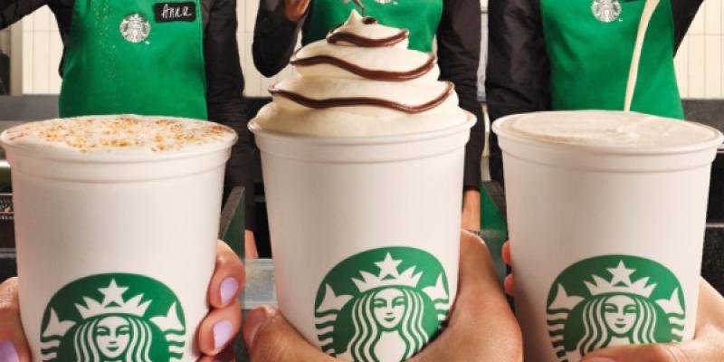 Tres cafés de Starbucks - Foto: Starbucks Tres cafés de Starbucks