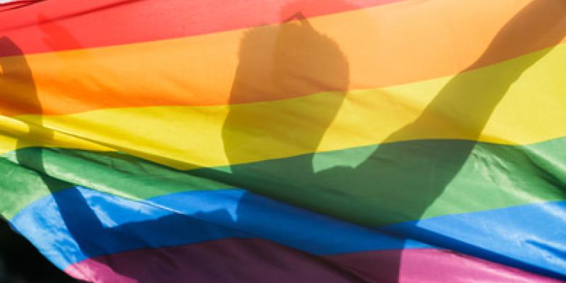 Imagen de una persona con la bandera LGTBI/envatoelements Tailandia cuenta ya con el matrimonio igualitario