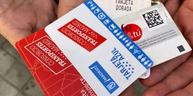 Imagen de varias tarjetas de transporte/Servimedia Reclaman una tarjeta única de transporte para las personas con discapacidad
