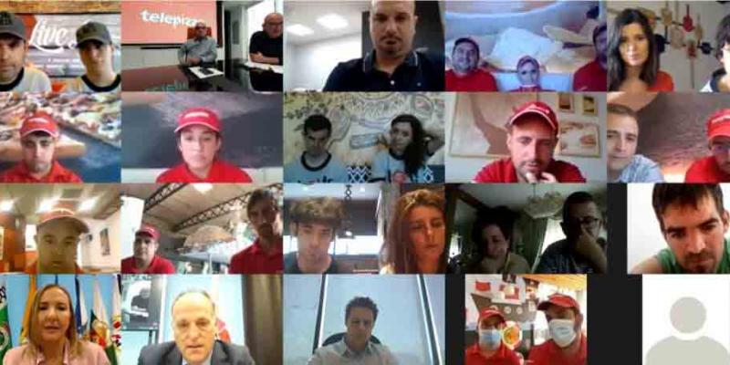 Telepizza / Restauración News Telepizza recibe tras el estado de alarma a los jugadores de LaLiga Genuine