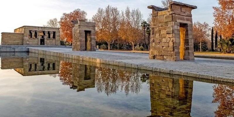 El Templo de Debod en Madrid