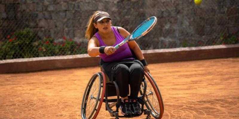 Carolina Lasso, tenista paralímpica