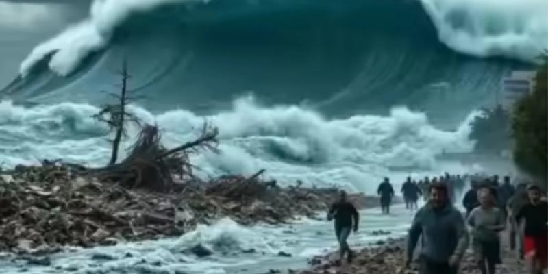 Tsunami - Foto: La Razón Tsunami
