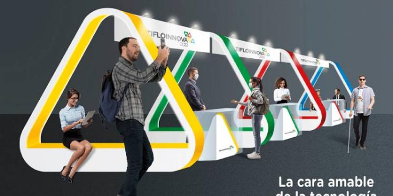 Vuelve a celebrarse Tifloinnova, la feria de la tecnología accesible para personas ciegas y de baja visión/ Tifloinnova Cartel publicitario de Tifloinnova 2022