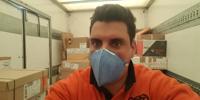 El transportista, un eslabón importante en la sociedad Transportista de TNT, Juan Luis Ruiz Prado
