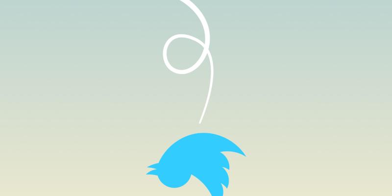 El pajarito de Twitter, muere