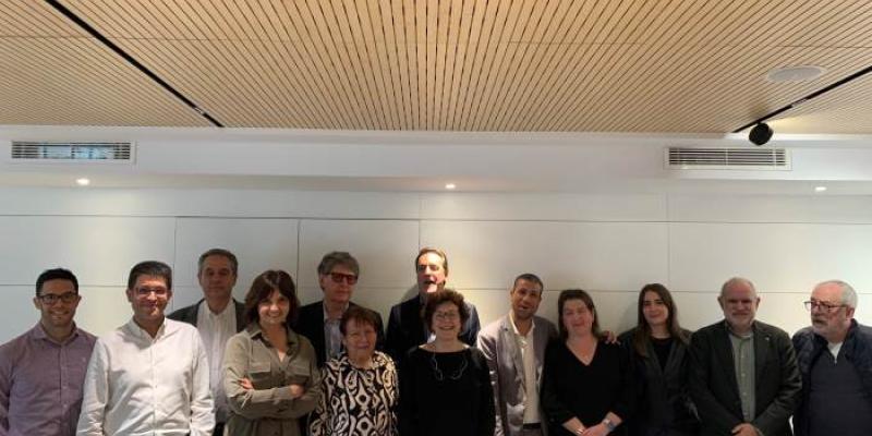 Unzue ganador del premio en su lucha contra en ELA |Foto de la ONCE. Imagen de los jurados de los Premios Solidarios de ONCE Cataluña