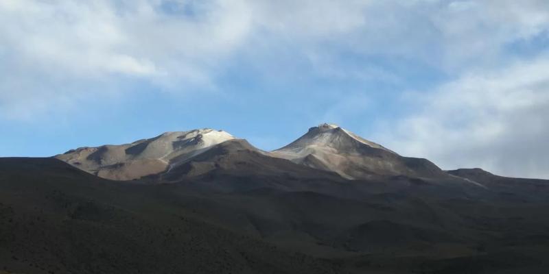 Imagen del volcán Uturuncu, en Bolivia/La Brújula Verde Actividad en el volcán Uturuncu