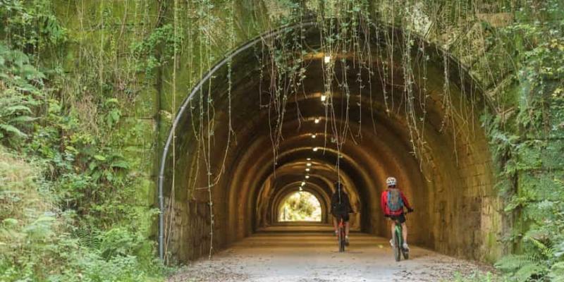 Imagen de una vía verde/Fundación de los Ferrocarriles Españoles Vías verdes y ejercicio físico