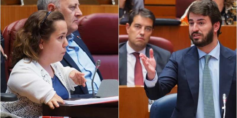 Así responde el vicepresidente de Castilla y León (Vox) a una diputada con discapacidad