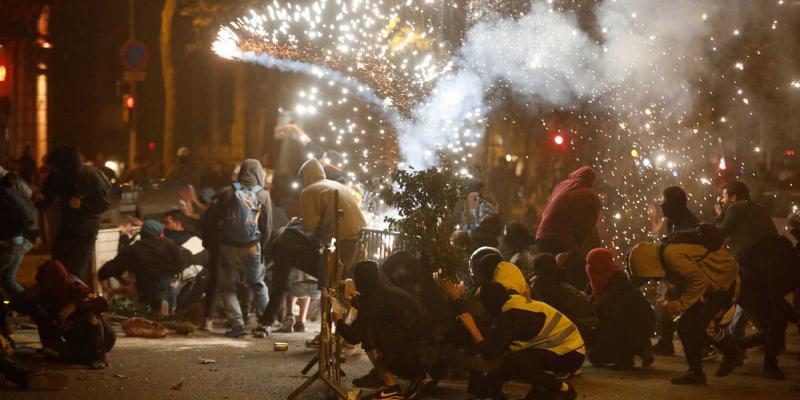 violencia cataluña