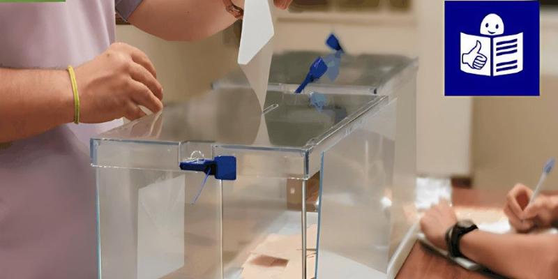 Persona votando en una urna en unos comicios | Foto del Ministerio del Interior Persona votando en una urna en unos comicios