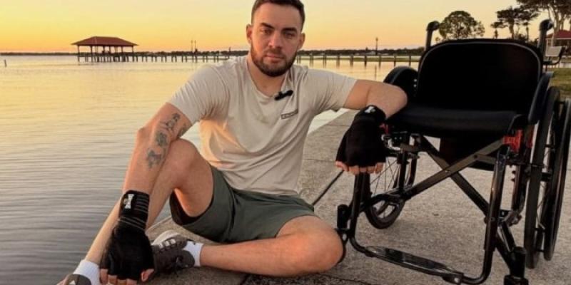 Yaidel Álvarez, joven con lesión medular.