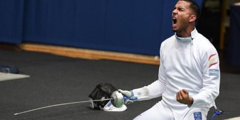 Yulen Pereira vuelve para representar a España - Puma Yulen Pereira celebrando