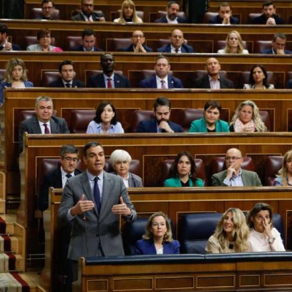 Sesión de control en el Congreso de los Diputados en Madrid.