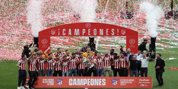 El Atlético es campeón de Liga 