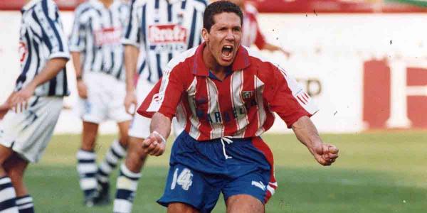 Cholo Simeone formó parte de la plantilla del doblete del Atleti