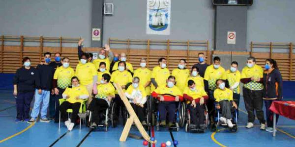 El equipo de Boccia Adaptada de Afandice ha estado en el Villaverde Sport4All