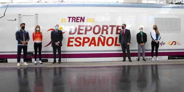 CSD y Renfe presentan "El tren del deporte español"