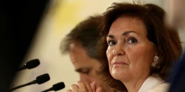 Carmen Calvo pide "abrir una nueva etapa política" en España tras el dictamen del Tribunal de Justicia de la UE.