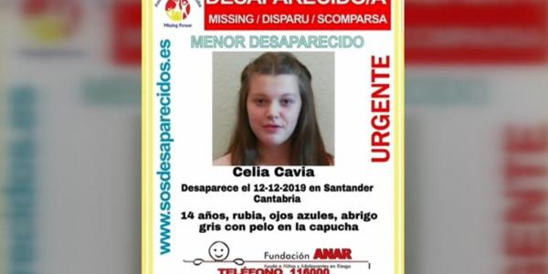 Celia Cavia, desaparecida en Santander