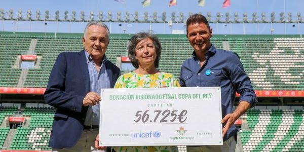 La donación del Real Betis Balompié