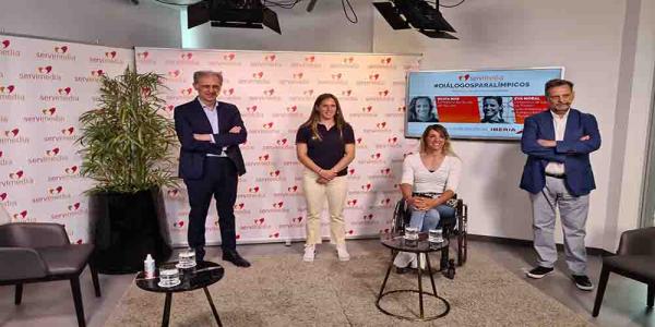 Silvia Mas y Eva Moral pasan por Diálogos Paralímpicos