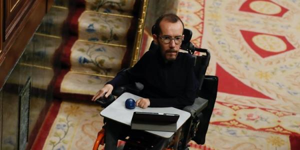 Echenique ha declarado que el Congreso debe dar ejemplo de accesibilidad