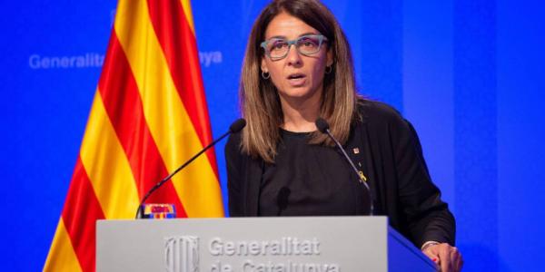 Portavoz del gobierno en Cataluña Maritxel Budó 