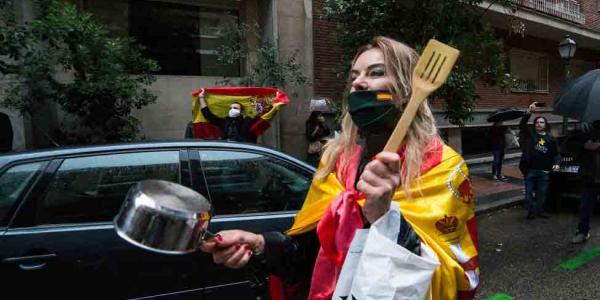 La extrema derecha toma las calles del Barrio Salamanca