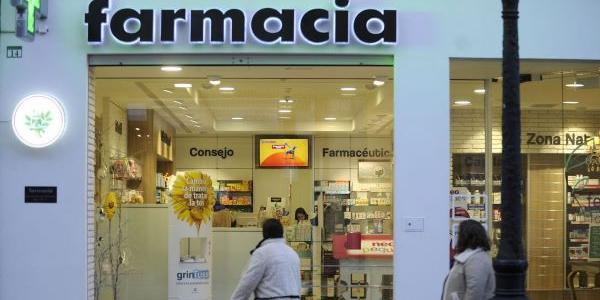 Fachada de una farmacia 