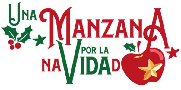 Cartel de la campaña "Una manzana por la NaVidad"