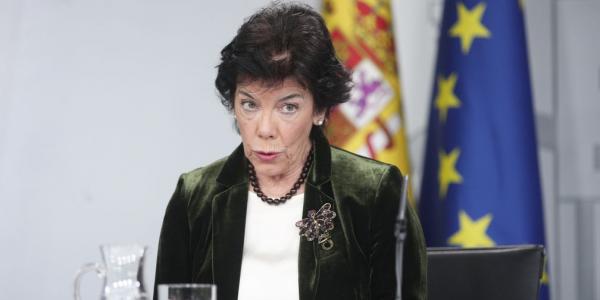 La ministra Portavoz, y de Educación y Formación Profesional en funciones, Isabel Celaá, en una imagen de archivo.