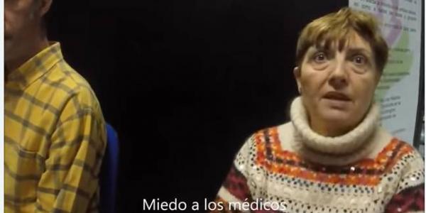 testimonio en un video para divulgar sobre los efectos de esta enfermedad en los pacientes 