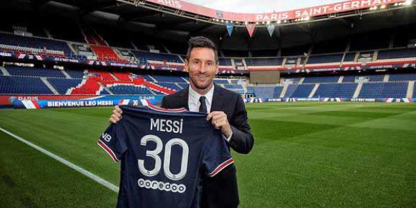 Leo Messi lucirá el número 30 en el París Saint Germain