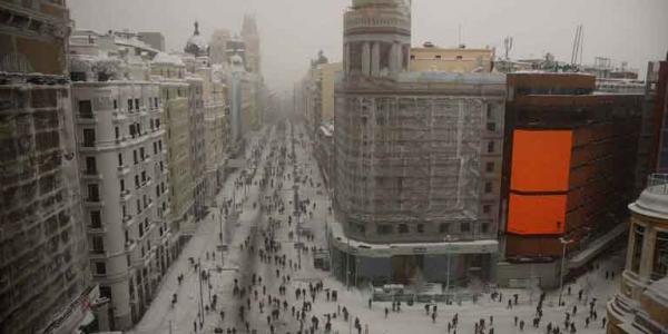 Madrid recibirá una ola de frío tras el temporal Filomena