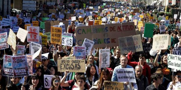 Manifestación cambio climático Madrid