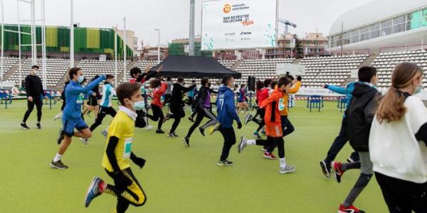 Celebrando la Mini San Silvestre Vallecana