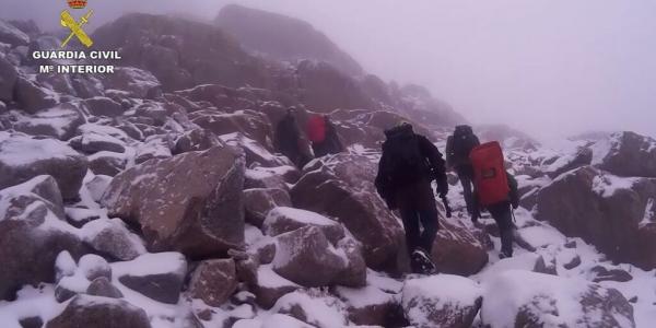 Montañero Gredos rescate